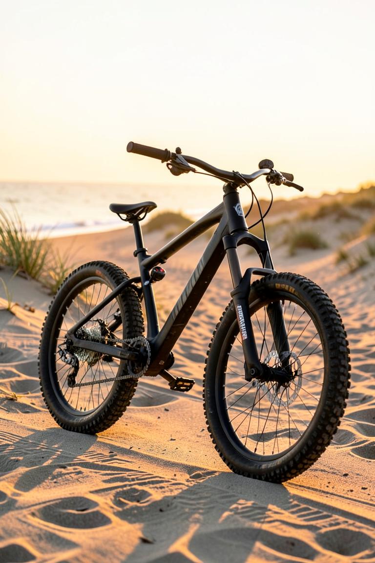 Fatbike e-bike 250W — zwart