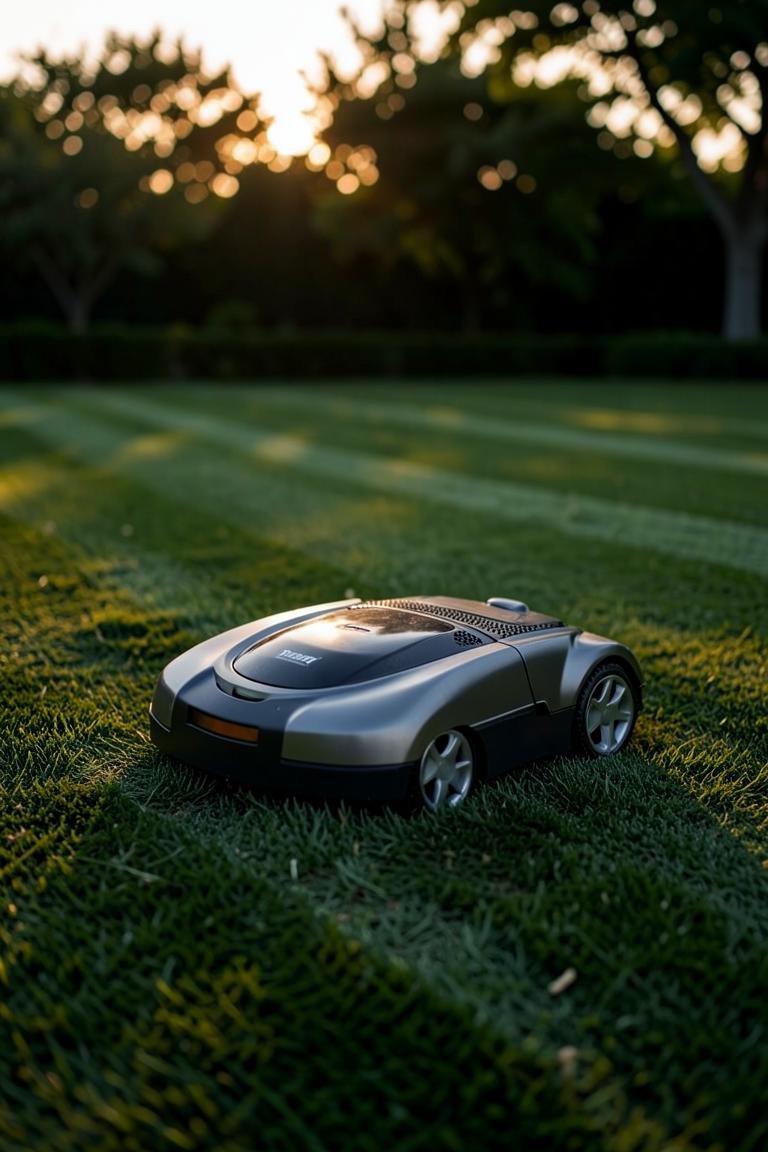 Robotmaaier tot 800 m² met laadstation