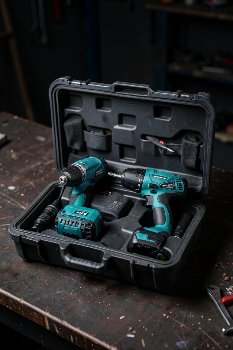 Makita 18V accu-boormachine set met koffer